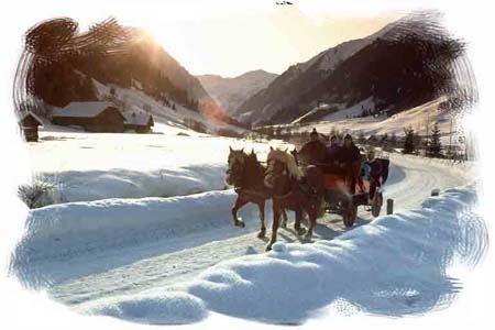 Kutschenfahrt-Winter